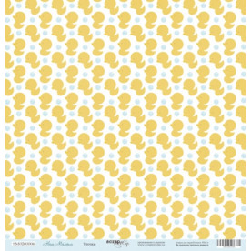 Аркуш паперу 30x30 качечки з колекції Наш Малюк Scrapmir