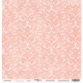 Лист бумаги 30x30 Узор 2 из коллекции Элегант от Scrapmir