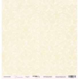 Аркуш паперу 30x30 Візерунок 8 з колекції Елегант від Scrapmir