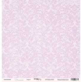Аркуш паперу 30x30 Візерунок 9 з колекції Елегант від Scrapmir
