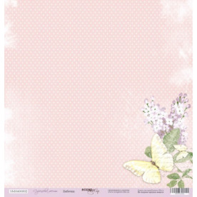 Лист бумаги 30x30 Бабочка из коллекции Сиреневые мечты  от Scrapmir