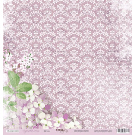 Лист бумаги 30x30 Мечта из коллекции Сиреневые мечты от Scrapmir