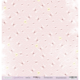 Аркуш паперу 30x30 Крильця з колекції Бузкові мрії від Scrapmir