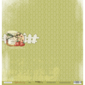 Лист бумаги 30x30 Мёд из коллекции Фруктовый сад  Scrapmir