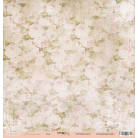 Аркуш паперу 30x30 Троянди з колекції Ніжність від Scrapmir