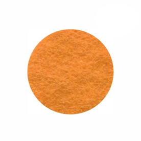 Фетр листковий (поліестер), 21,5х28 см, Оранжевий, 180г/м2, ROSA TALENT