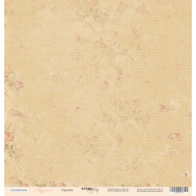 Аркуш паперу 30x30 Горошок з колекції Карамель Scrapmir