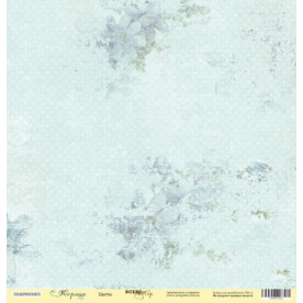 Аркуш паперу 30x30 Квіти з колекції Кориця, Scrapmir