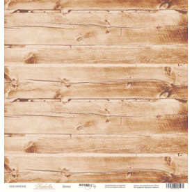 Лист бумаги 30x30 Доски из коллекции Любовь от Scrapmir