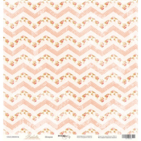 Лист бумаги 30x30 Шеврон из коллекции Любовь  Scrapmir