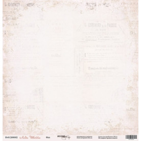 Аркуш паперу 30x30 Фон з колекції Леді Шеббі від Scrapmir