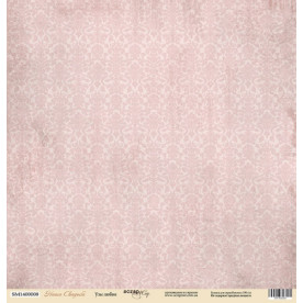 Аркуш паперу 30x30 Узи любові з колекції Наша Весілля від Scrapmir