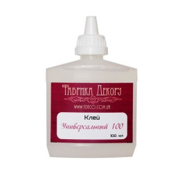 Клей "Універсальний 100", 100 мл від Фабрика Декору