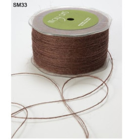 Джутовий шнур тонкий String Burlap Brown від May Arts, 5 м.