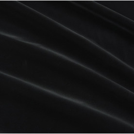 Замша искусственная, черный, 30х50 см, 180 г/м2, полиэстер 100%,
