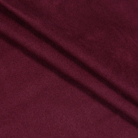 Замша искусственная двухсторонняя, бордовый, плотность 300, 50x30, полиэстер 97%