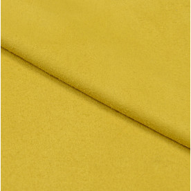 Замша-трикотаж, полиэстер 97%, желтый, 285 г/м2, 30х50 см