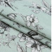 Декоративная ткань, Птичий рай, св.мята, 166 г/м2, 50х70 см, хлопок 50%