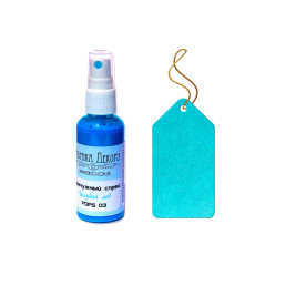 Перламутровий спрей Блакитний лід 50 мл, Фабрика Декору