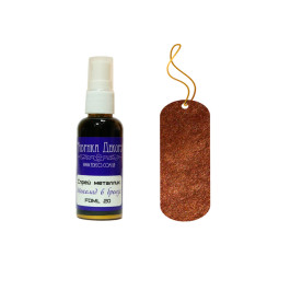 Спрей металік Шоколад в бронзі 50 мл, Фабрика Декору