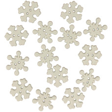 Набор пуговиц Snowflakes, Buttons Galore