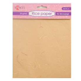 Рисовий папір, жовта, 50 * 70 см від Santi
