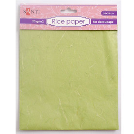Рисовая бумага, зеленая, 50*70 см от Santi