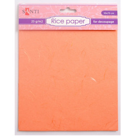 Рисовий папір, помаранчева, 50 * 70 см від Santi