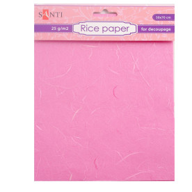 Рисовий папір, рожева, 50 * 70 см від Santi