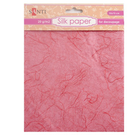 Шелковая бумага, розовая, 50*70 см от Santi