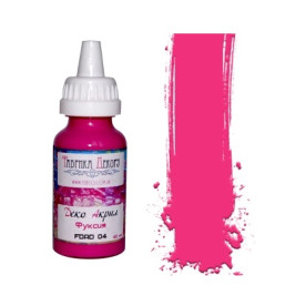 Акриловая краска "Деко акрил"- Фуксия, 40 мл от Фабрика Декора