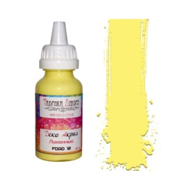 Акриловая краска "Деко акрил"- Лимонный, 40 мл от Фабрика Декора