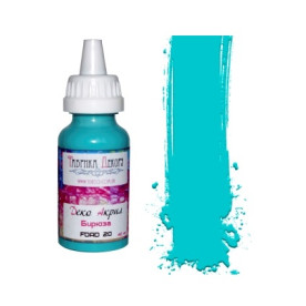 Акрилова фарба "Деко акрил" - Бірюза, 40 мл від Фабрика Декору