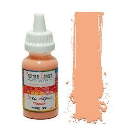 Акриловая краска "Деко акрил"- Персик, 40 мл от Фабрика Декора