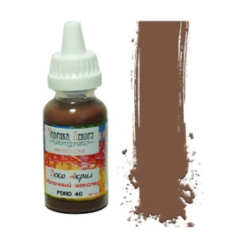Акрилова фарба "Деко акрил" - Молочний шоколад, 40 мл від Фабрика Декору