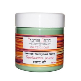Текстурная паста "Винтажная зелень",150 мл от Фабрика Декора