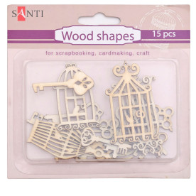 Набір форм дерев'яних «Ключі-клітини», 15 шт від Santi