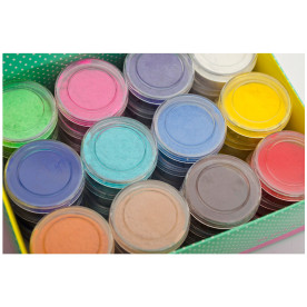 Набор декоративного флока 12 цветов от Santi