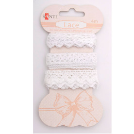 Набір мережива білого, 4 м від Santi