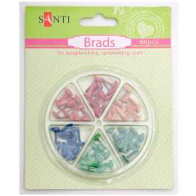 Набор брадсов "Цветные гвоздики", 60 шт от Santi