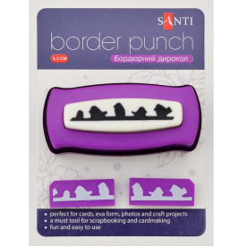 Дырокол бордюрный "Птички" от Santi