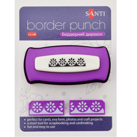 Дирокол бордюрний "Квіти" від Santi