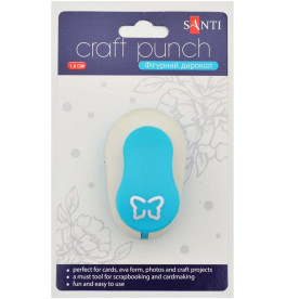 Дырокол фигурный, 1,6 см "Бабочка" от Santi