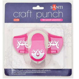 Дирокол фігурний, 2,5 см "Візерунок" від Santi