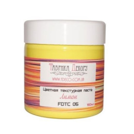 Текстурна паста "Лимон", 150 мл від Фабрика Декору