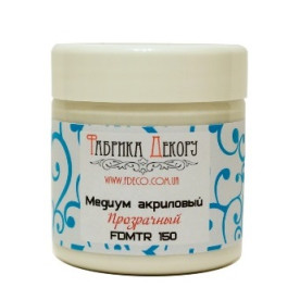 Медіум акриловий прозорий, 150 мл від Фабрика Декору