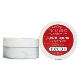 Деко-гель глянцевий "Білий лід", 60 мл від Фабрика Декору