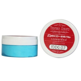 Деко-гель глянцевий "Яскраво-блакитний", 60 мл від Фабрика Декору