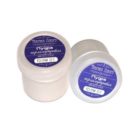 Перламутровая пудра БЕЛОЕ СЕРЕБРО, 20 мл от Фабрика Декора