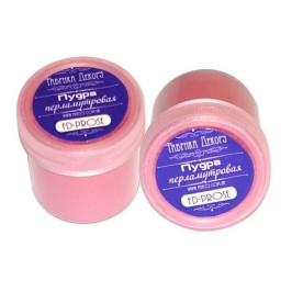 Перламутровая пудра Розовая , 20 мл от Фабрика Декора